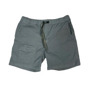 Wellen Shorts Mens Size Large Chino Drawstring Preppy Organic Cotton Green